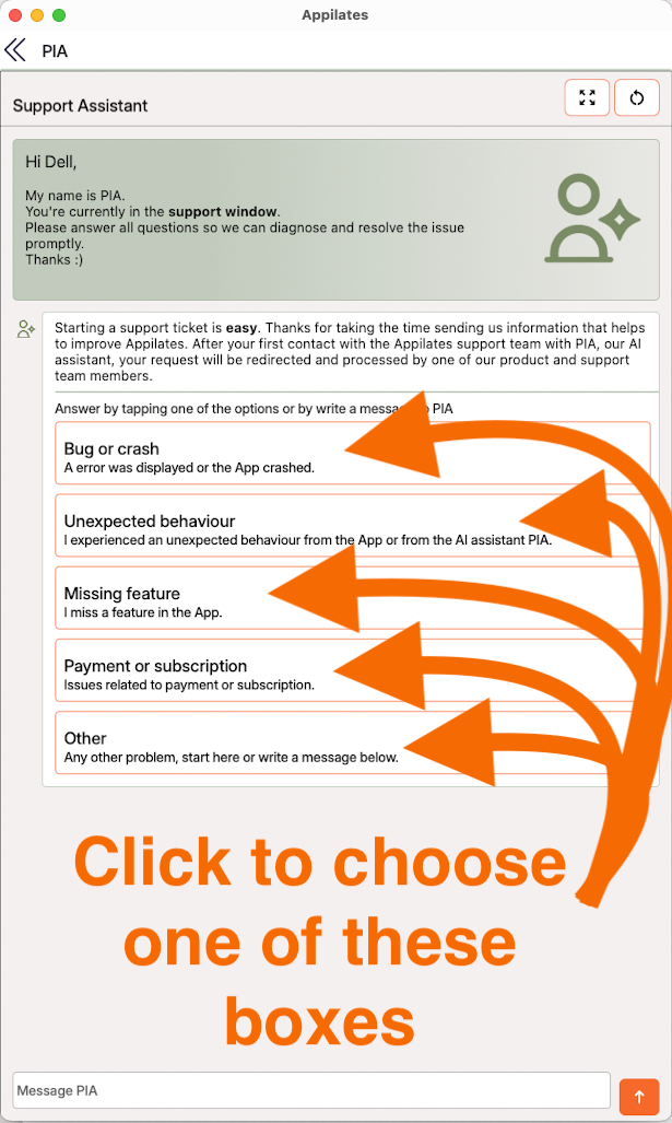 How to contact Appilates Support