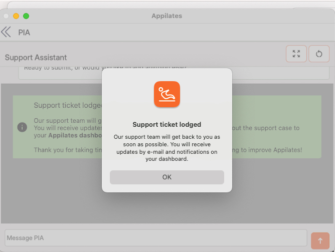 How to contact Appilates Support